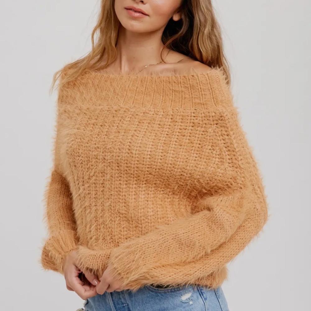Off Shoulder Sweater - Picture 3 of 3